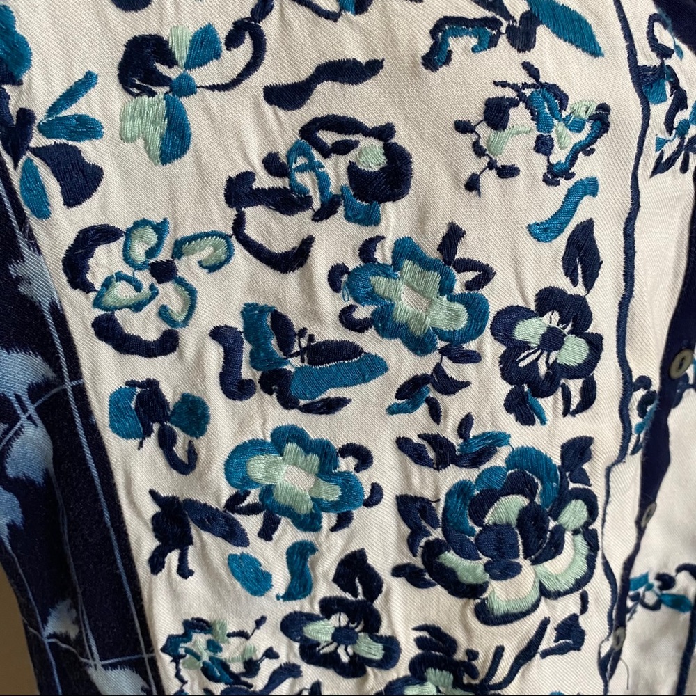 Anthropologie Tiny Semele Embroidered Floral Dress - Picture 6 of 11